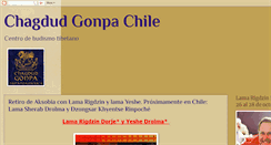 Desktop Screenshot of chagdudgonpachile.com